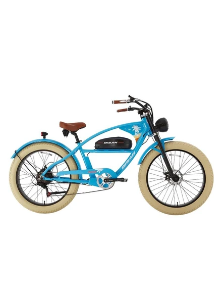 BİSAN RIDER ELEKTRİKLİ BİSİKLET 46CM MD 26 JANT 7 VİTES G.MAVİ TURUNCU ürün görseli