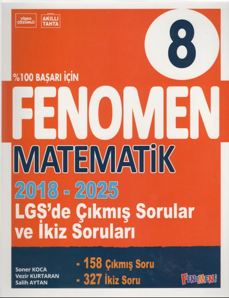 Fenomen 8. Sınıf Çıkmış Sorular ve İkiz sorular Tüm Dersler (2018-2025) - Resim 6