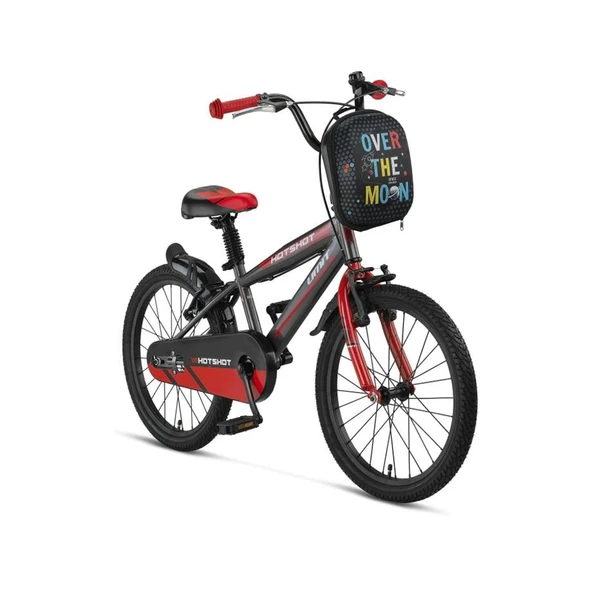ÜMİT 2010 HOTSHOT-CANTA-V ERKEK ÇOCUK BİSİKLETİ 20 JANT ANTRASİT KIRMIZI ürün görseli