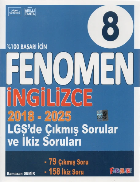 Fenomen 8. Sınıf Çıkmış Sorular ve İkiz sorular Tüm Dersler (2018-2025) - Resim 7