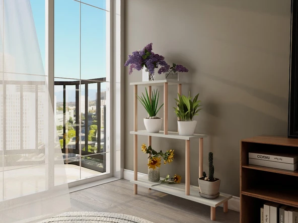 Yaren Çiçeklik Asklık-Saksılık Standı Külgri - Resim 2