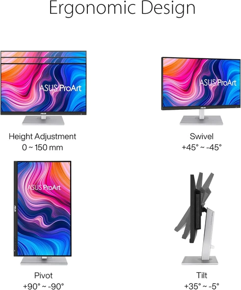 Asus ProArt PA279CV 27" 5 ms 4K Pivot IPS 60 Hz Monitör - Resim 3