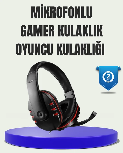Stereo Gaming Kulaklık – Yüksek Ses Kalitesi, Ergonomik Yapı ürün görseli