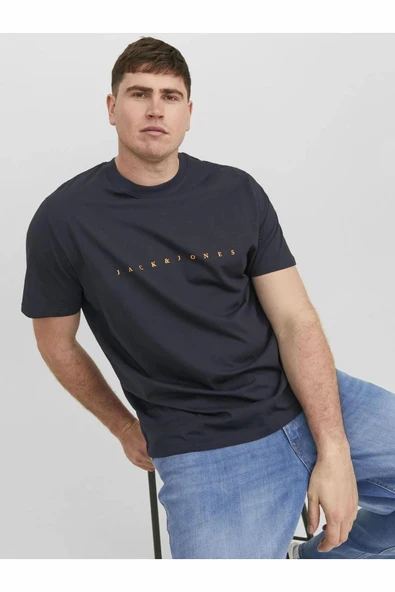 Jack Yones Star Büyük Beden Erkek Tişört 12243625 - Resim 7