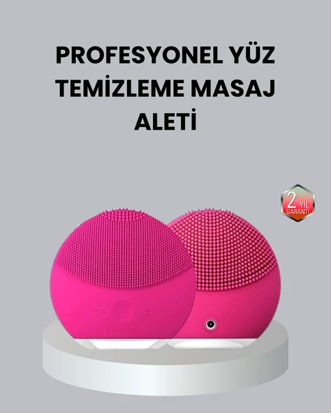 3 Fonksiyonlu Yüz Temizleme ve Masaj Cihazı – Su Geçirmez, Şarjlı, Ölü Deri Temizleyici ve Cilt Yenileyici ürün görseli 1