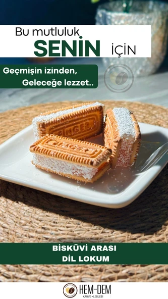 Bisküvi Arası Dil Lokum 350 gr ürün görseli 1