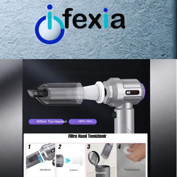 ifexia CY_109 Kablosuz Akıllı Süpürge - Resim 6