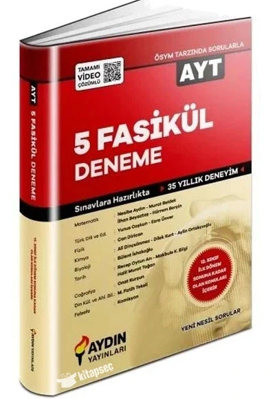 Aydın Ayt 5 Fasikül Deneme ürün görseli 1