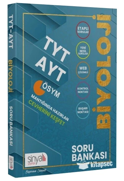 Sinyal Tyt Ayt Biyoloji Soru Bankası ürün görseli 1