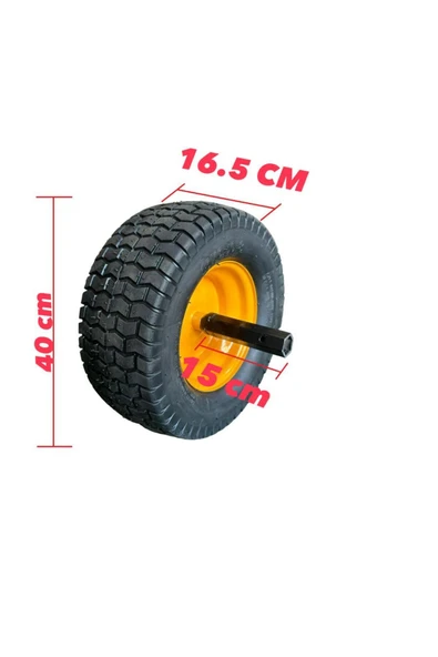 Fırtına FTN-310 Benzinli 6.5 Hp Çapa Makinesi UYUMLU PROFESYONEL GENİŞ TABAN LASTİK TAKIMI - Resim 2