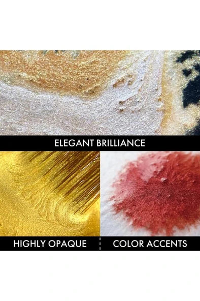 Kuretake Gansai Tambi Metalik Yaldız Tablet Sulu Boya Seti 24 Renk Set MC20/24V/NW2A - Resim 3