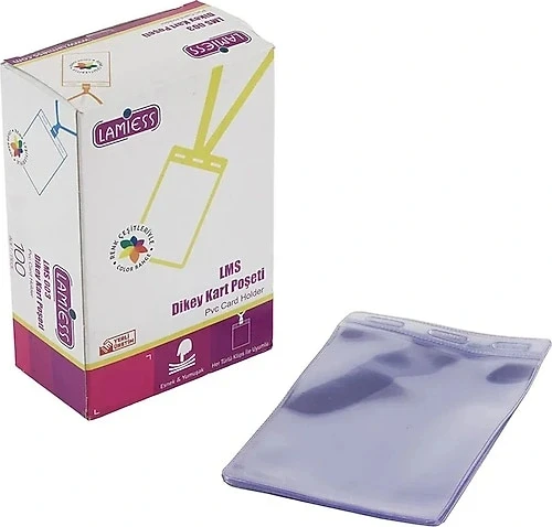 Lamies Lms 010 Dikey Pvc Kart Poşeti Şeffaf 80X100 ürün görseli