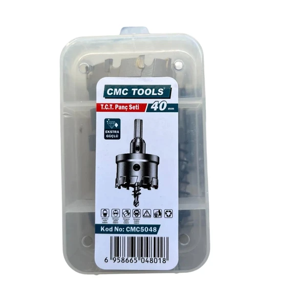 CMC TCT METAL DELME PANÇ SETİ 40 MM CMC5048*12X ürün görseli 1