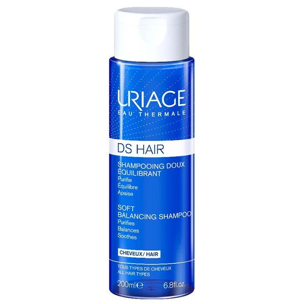 Uriage DS Hair Hassas Saç Derisi için Yumuşak Dengeleyici Şampuan 200 ml ürün görseli