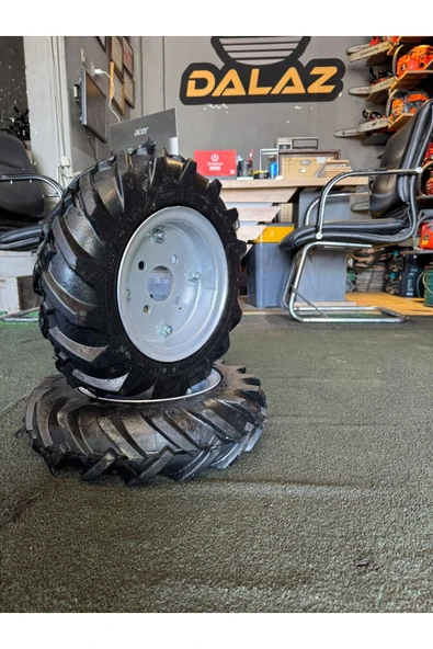 Bolat Atom 7 Hp Benzinli Çapa Makinesi Uyumlu Dolgu Patlamaz Lasti̇k Takimi - Resim 2