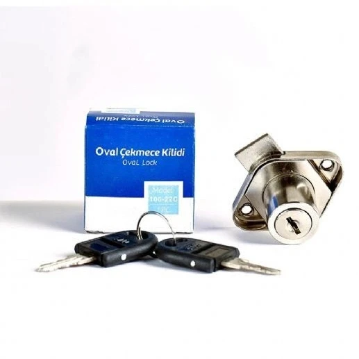 STD OVAL ÇEKMECE KİLİTİ ürün görseli