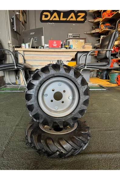 Flash 250 Thorq 170F Dizel Çapa Makinası 5,5 Hp UYUMLU DOLGU PATLAMAZ LASTİK TAKIMI ürün görseli