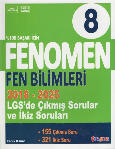 Fenomen 8. Sınıf Çıkmış Sorular ve İkiz sorular Tüm Dersler (2018-2025) - Resim 4