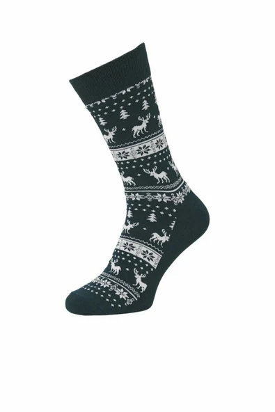 Jack Jones Mıstletoe Gıftbox 1 Boxer 2 Çorap Paket Erkek 12285134 - Resim 5