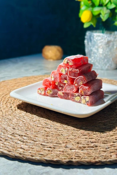 Narlı Antep Fıstıklı Parmak Lokum 500 gr - Resim 4