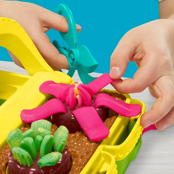 Play-Doh Blooming Flowers Oyun Seti G0492 - Resim 5