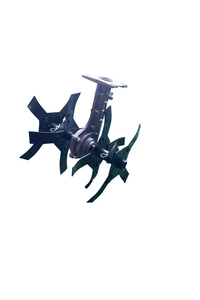 28 MM 9 DİŞ TIRPAN ÇAPA APARATI ÇELİK GÖVDE KIRILMAZ BIÇAK - Resim 3