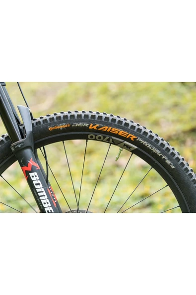 Continental Der Kaiser Projekt 27.5x2.40 TR Katlanır Dış Lastik Siyah Tubeless Downhill Dış Lastik - Resim 6
