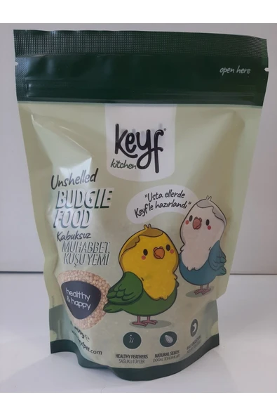 Mh Keyf Kabuksuz Muhabbet Kuşu Yemi 400GR ürün görseli 1