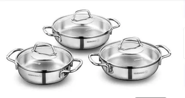 A1675 PERLA Omlet 6prç Tencere Seti ürün görseli