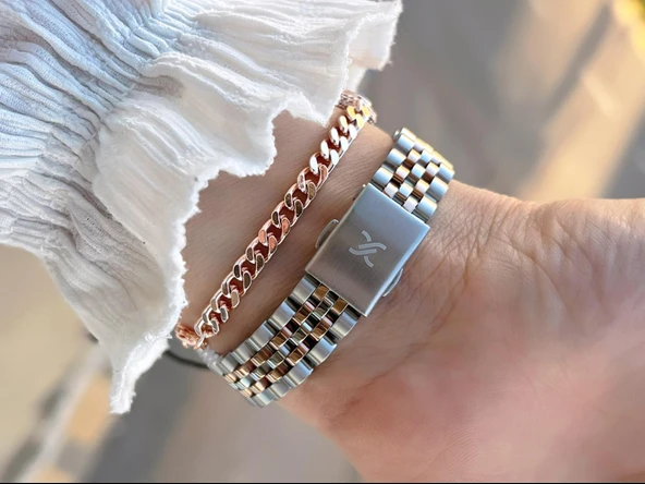 Daniel Klein 2 Yıl Garantili Jubile Kordon 3 Atm Suya Dayanıklı Kadın Kol Saati+Bileklik F.Z.10974.6 - Resim 3