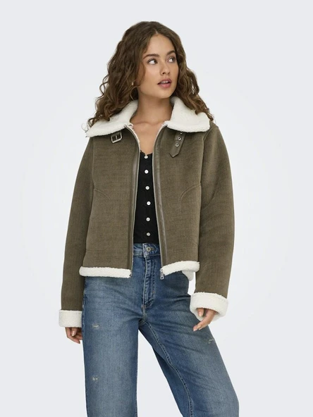 Only Kıngton Cord Bond Kadın Ceket 15348995 - Resim 2