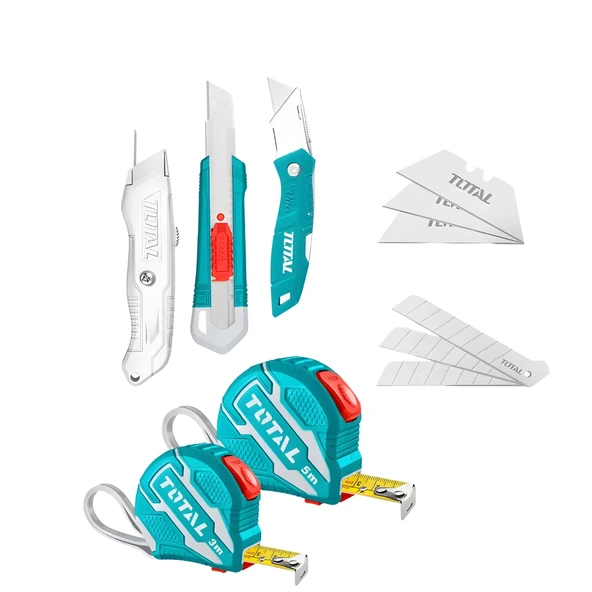 TOTAL Metre ve Maket Bıçağı Seti TOS23037E ürün görseli 1