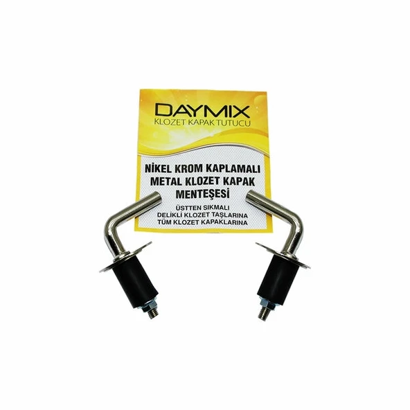 DAYMIX ( ÜSTTEN SIKMALI ) ( METAL ) KLOZET KAPAK MENTEŞESİ VİDASI ( NİKEL KROM KAPLAMALI )*250 ürün görseli 1