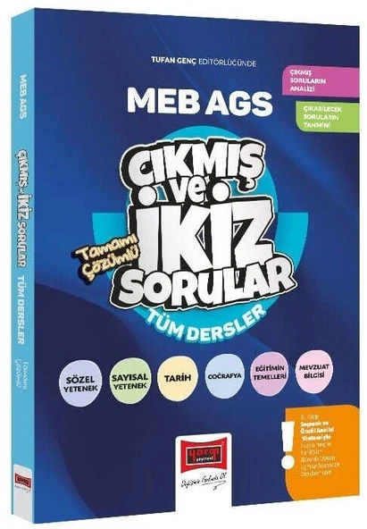 Yargı 2026 MEB-AGS Tüm Dersler Çıkmış ve İkiz Sorular Çözümlü - Tufan Genç Yargı Yayınları ürün görseli 1