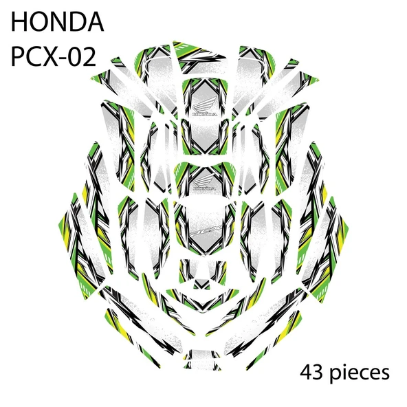 HONDA PCX-125 (2025) ile Uyumlu 43 Parça Tank Pad Seti GC40-B-S ürün görseli