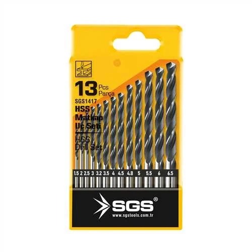 SGS 13 PARÇA HSS MATKAP UCU SETİ SGS1417 ürün görseli 1