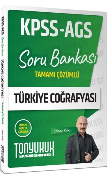 KPSS AGS Türkiye Coğrafyası Tamamı Çözümlü Soru Bankası Tonyukuk Yayıncılık ürün görseli 1