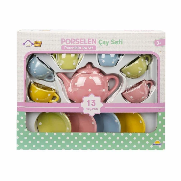1501 Porselen Çay Seti 13 Parça -Sunman - Resim 4