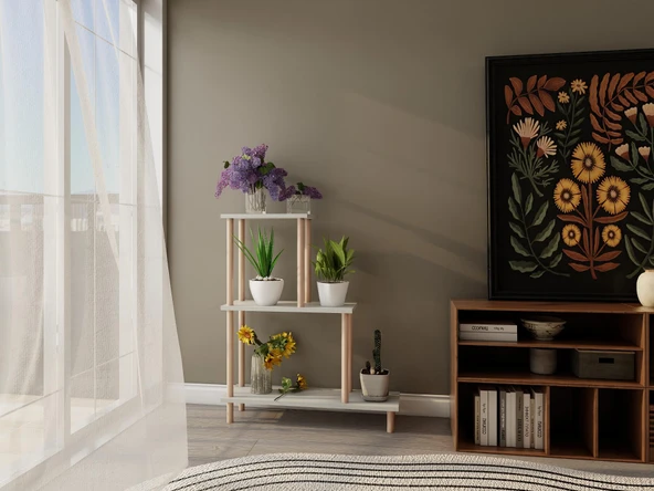 Yaren Çiçeklik Asklık-Saksılık Standı Külgri ürün görseli 1