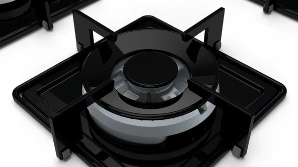 Profilo OO37H2B12D Wok Gözlü Beyaz Cam Ankastre Ocak - Resim 3