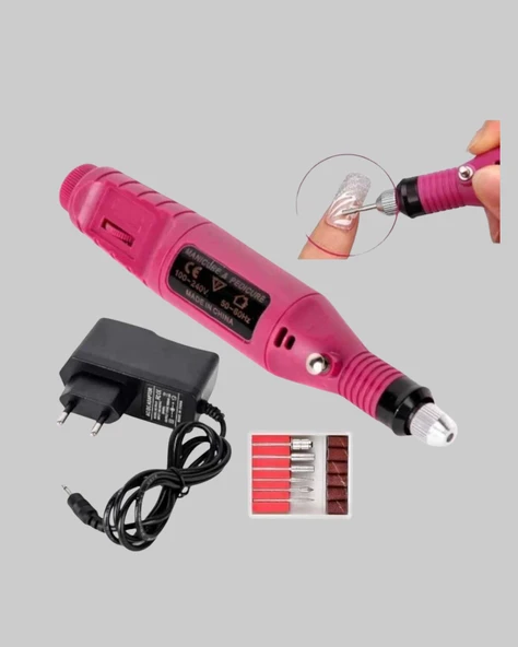 Profesyonel Tırnak Matkap Makinesi – USB Şarjlı, Ayarlanabilir Hız, Düşük Titreşimli ve Sessiz Çalışma - Resim 2