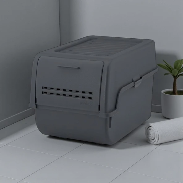 Technow Motek MT-40 S-Box 8 Litre Çok Amaçlı Organizer Düzenleyici Antrasit  2 Adet - Resim 11