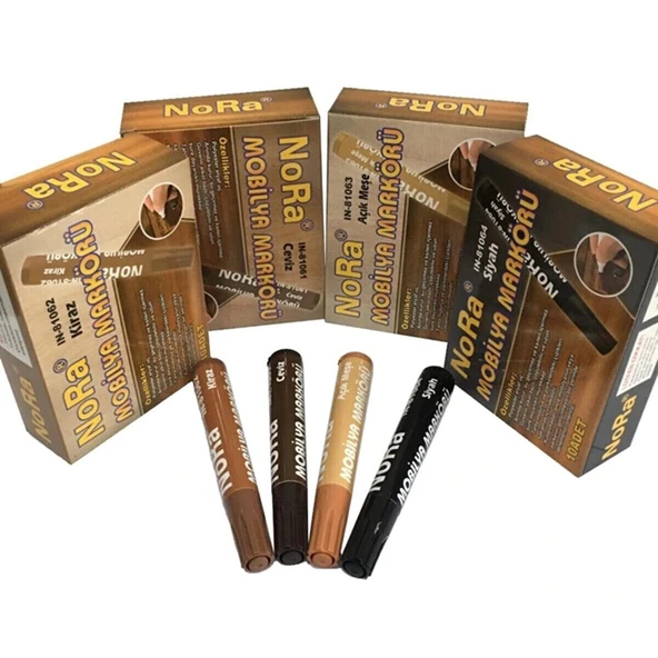 NORA AÇIK  MEŞE AHŞAP ÇİZİK GİDERİCİ MOBİLYA MARKÖRÜ RÖTÜŞ KALEMİ ürün görseli