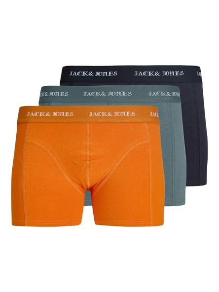 Jack Jones Mıles Solıd 3 Lü Paket Erkek Boxer 12281994 ürün görseli