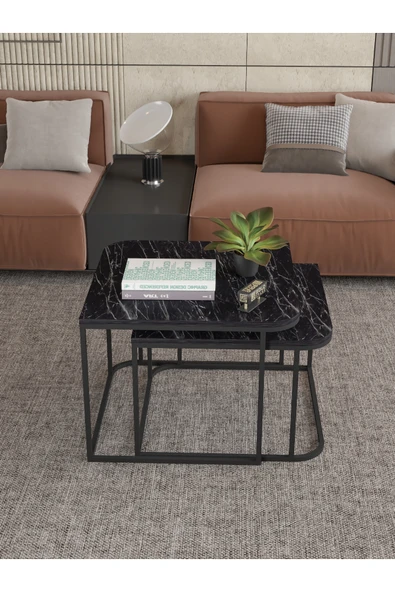 Orta Sehpa Damla İkili Lüx Bendir - Resim 3