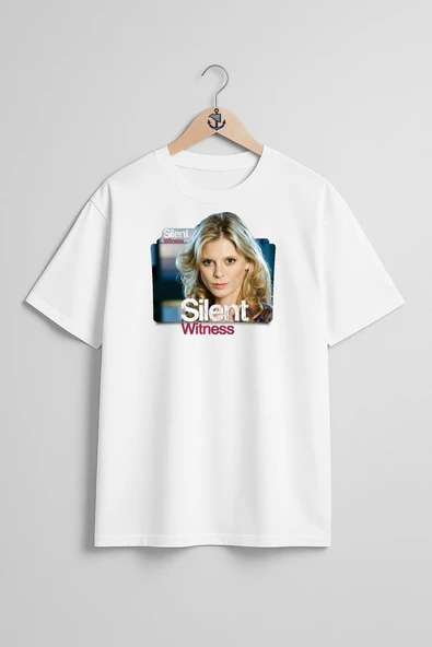 Oversize Emilia Fox Silent Witness Göğüs Tasarımlı Unisex T-Shirt ürün görseli