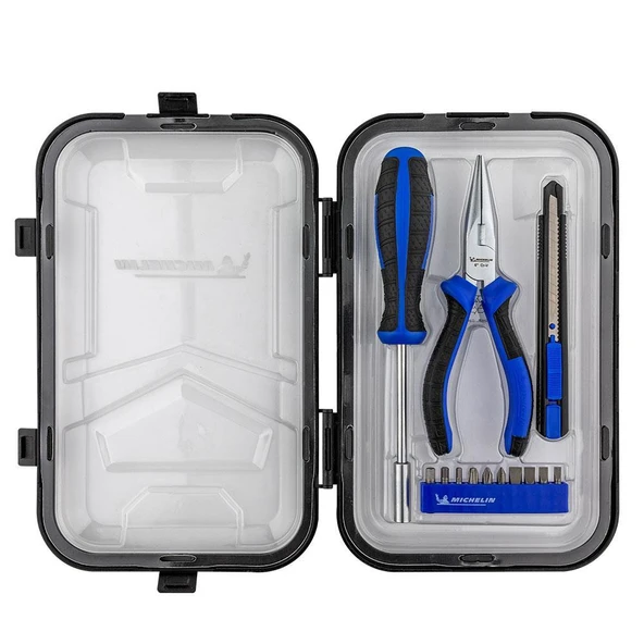 Michelin MC33320 13 Parça CR-V Kargaburnu + Maket Bıçağı Bits Tornavida Seti ürün görseli