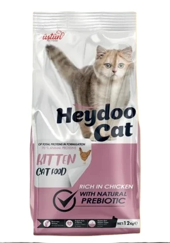 Heydoo Cat Kitten Tavuklu Yavru Kedi Maması 12 Kg Sağlıklı Gelişim İçin Dengeli Beslenme ürün görseli
