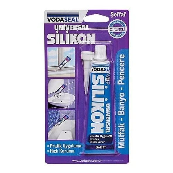 Vodaseal Silikon 50 gr Şeffaf - Resim 3