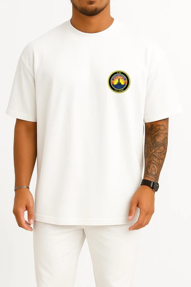 Oversize Tcg I.İnönü S360 Cep Tasarımlı Unisex T-Shirt ürün görseli